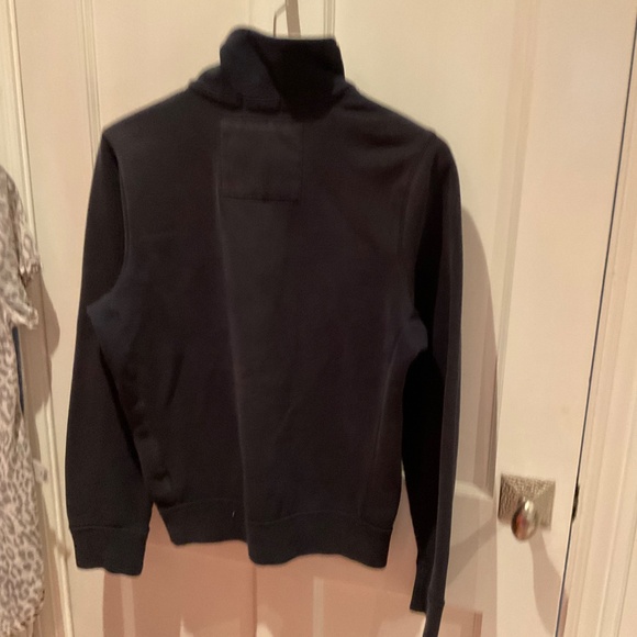 Navy Blue Abercrombie &Fitch 3/4 zip men’s sweatshirt Medium - Picture 4 of 4